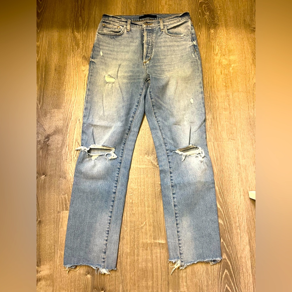 Women's Joe's Jeans The Honor High Rise Vintage Straight w/ Raw Hem- Size 27